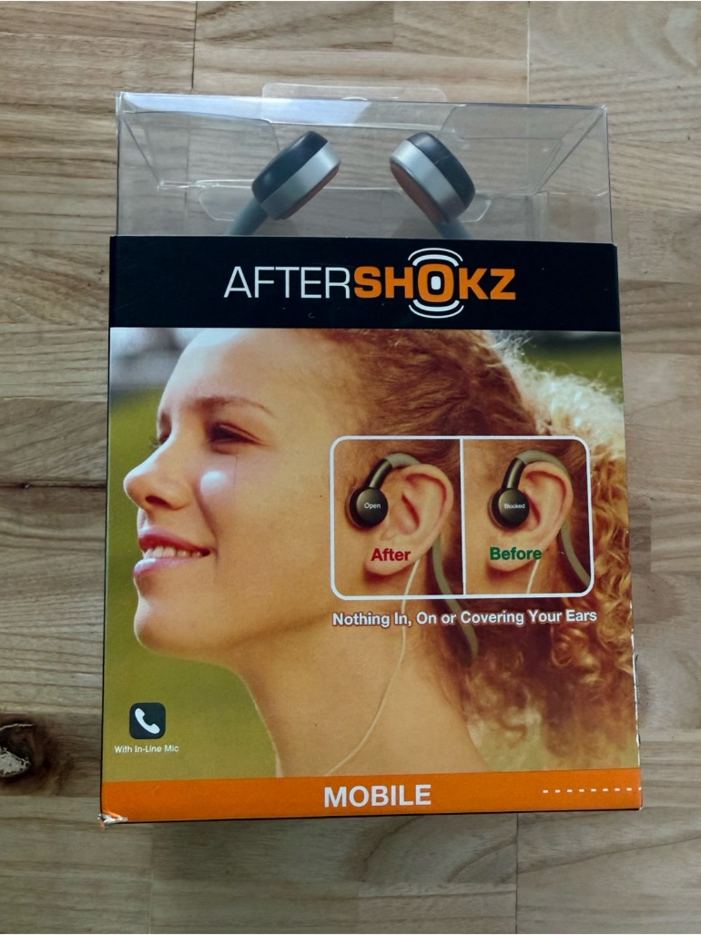 AfterShokz (Shokz) Mobile Bone Conduction Headphones Military Tech New in Box